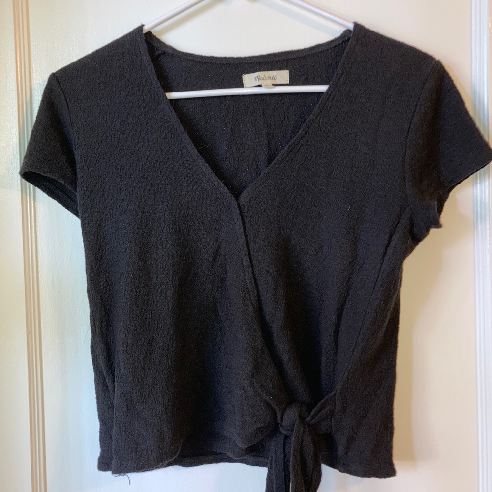 madewell wrap shirt